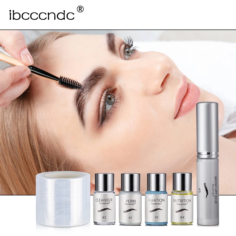 

Brow New arrival Semi-permanent Brow Lift Kit Eyebrow ironing set Lift Gel Tool long lasting Brow Laminating