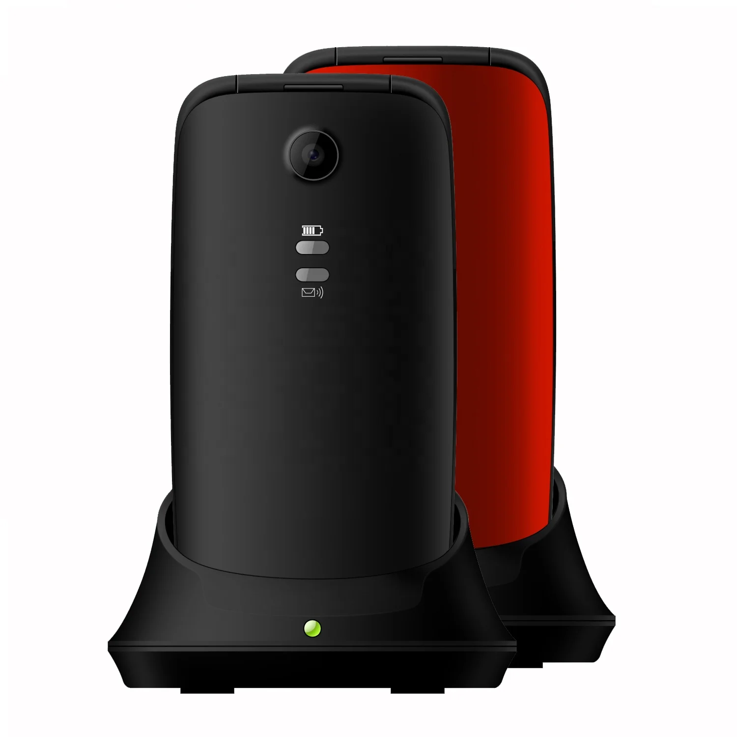 

Factory OEM mobile phone with big button SOS call flip phone