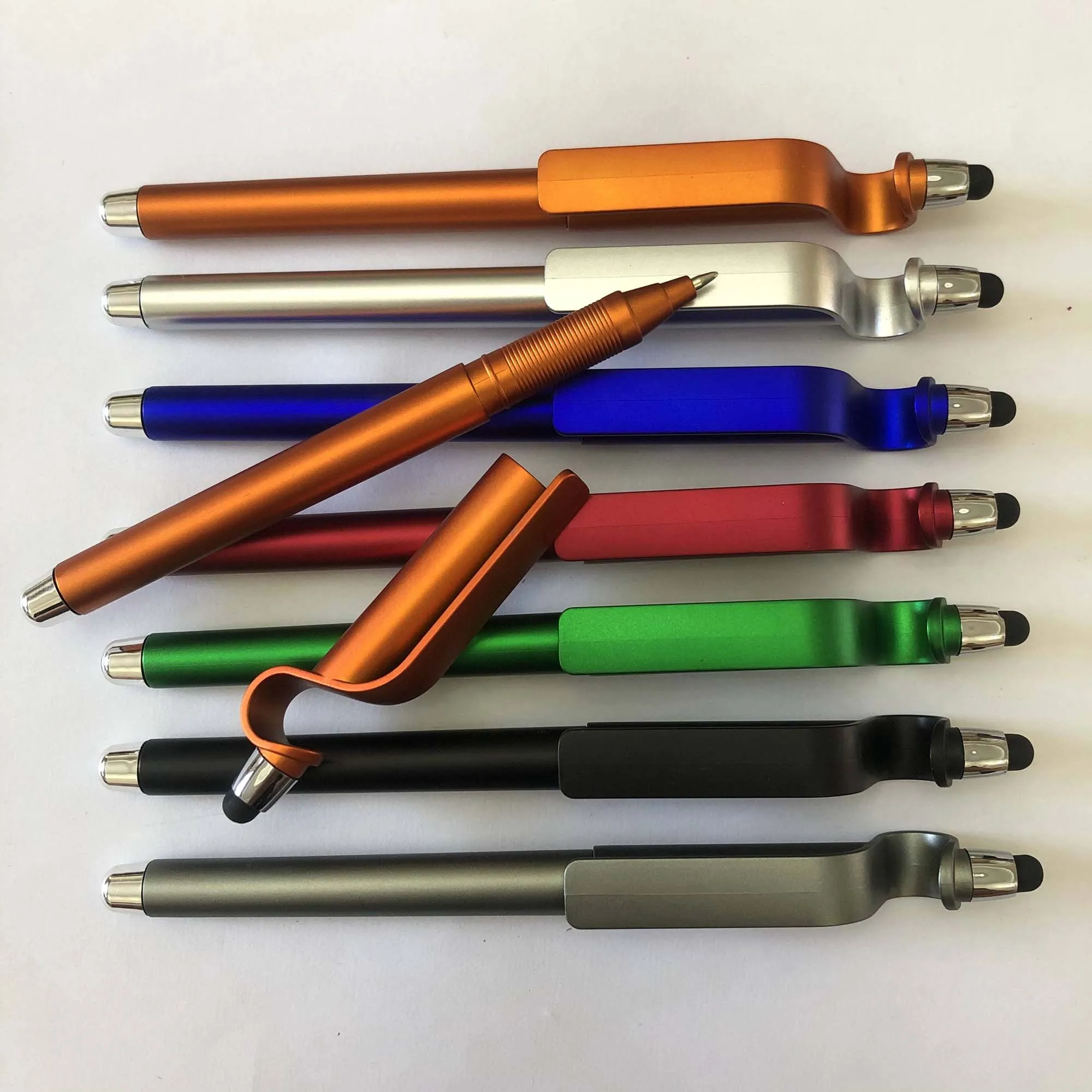 

High quality Custom Stamping screen neutral Pen Custom LOGO Gift Business plastic stylus gel Pen brand personal name