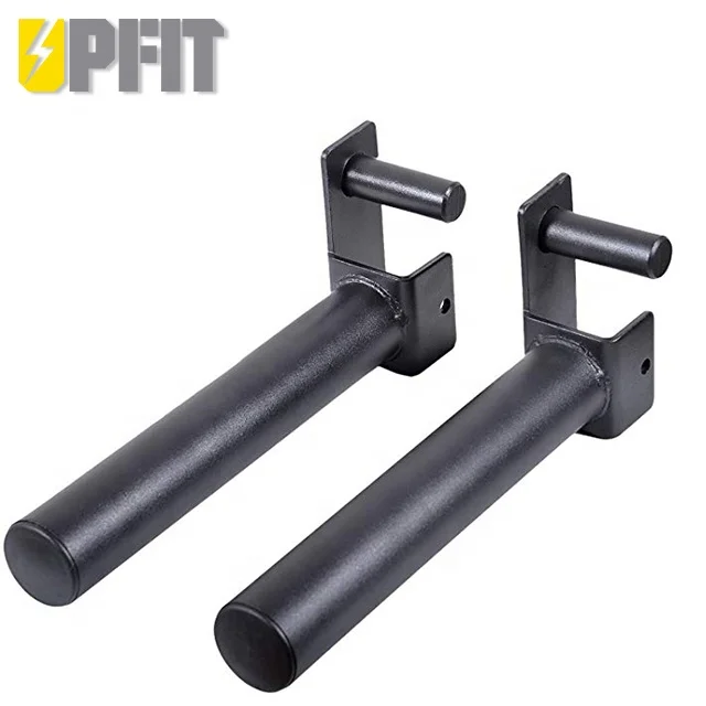 

Factory Directly Supplied Weight Plate Holder For Power Rack Accessories Power Rack Storage Horns, Black