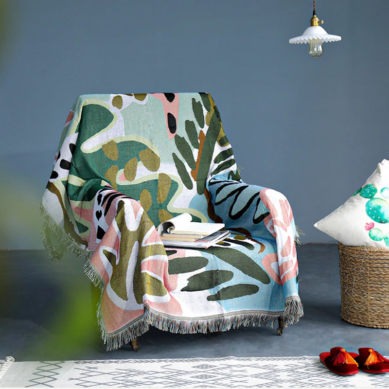 Savvy Wholesale Custom Blankets Polyester Astronaut Jacquard Beach