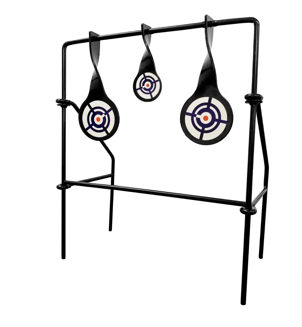 

New Outdoor Shooting Game Auto Reset Steel Targets Swing Hanging steel shooting target, Black