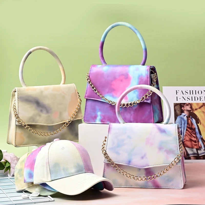 

LA Purse And Bucket Hat Set 2021 Designer Hat And Purse Set Bag Women