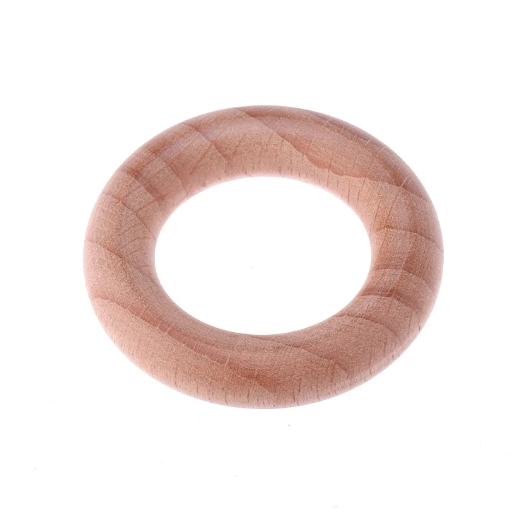 natural wood teething rings