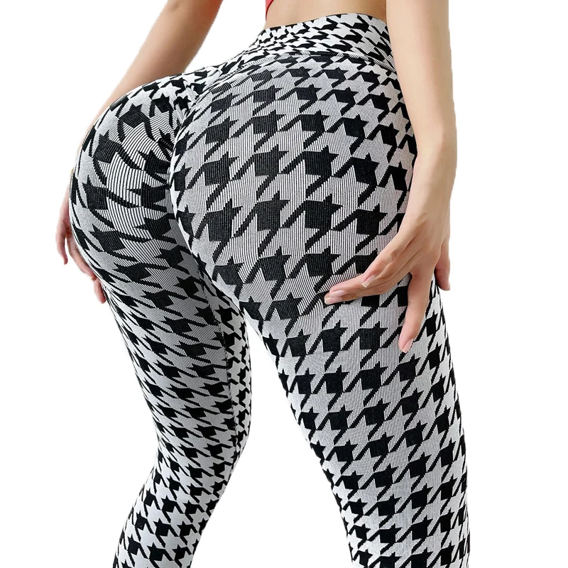 

2022 Hot Sale Women's Sexy Scrunch Butt Lifting High Waisted Seamless Running Compression Yoga Pants