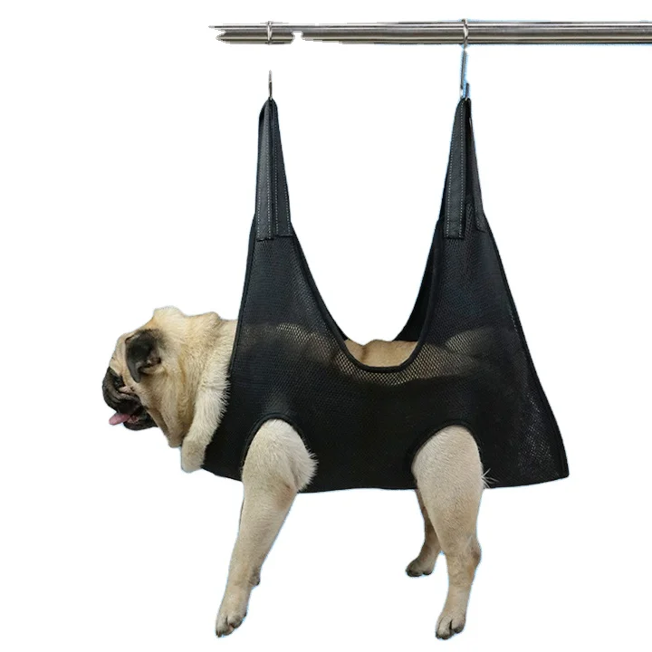

Wholesale Soft Pet Grooming Hammock Pet Bathing Nail Trimming Dog Cat Fixing Hammock, As picture
