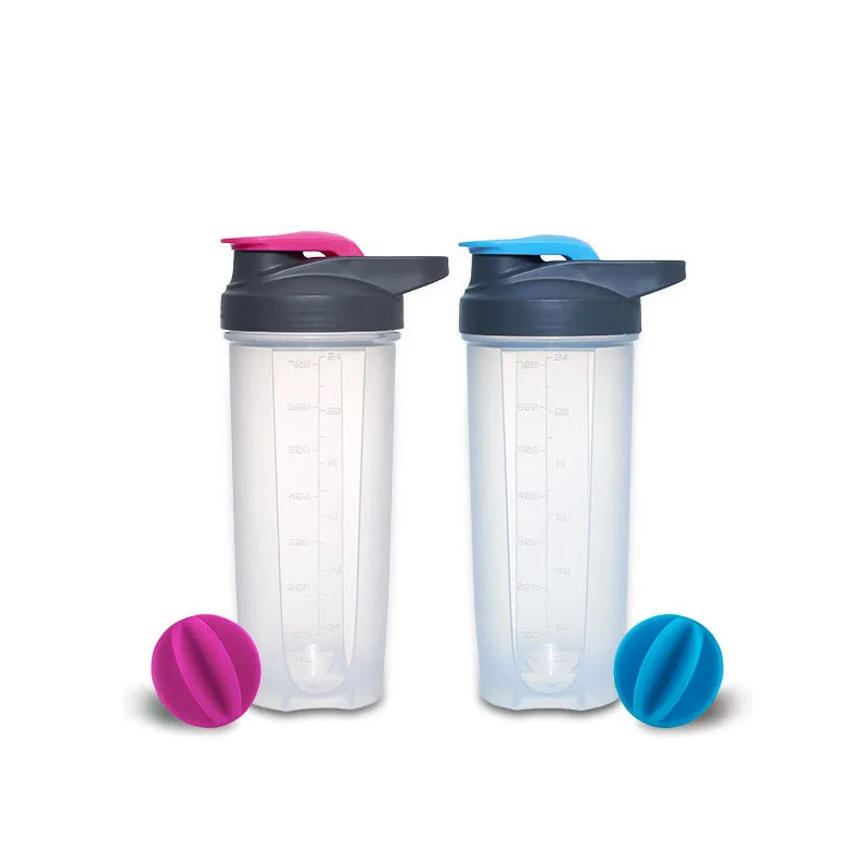 

700ml BPA FREE Plastic Sports Gym Fitness Bodybuilding Training Water Protein Shaker Drink Water Bottle Cup, Blue, red, black, pink, yellow