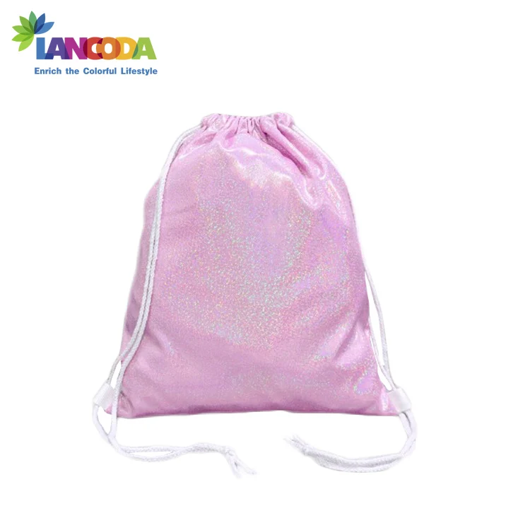 Glitter Drawstring Bag-2