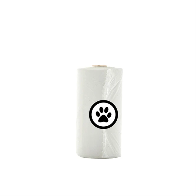 

Factory Biodegradable Dog Poop Bags with Leak-Proof Scented Compostable Pet Waste, White