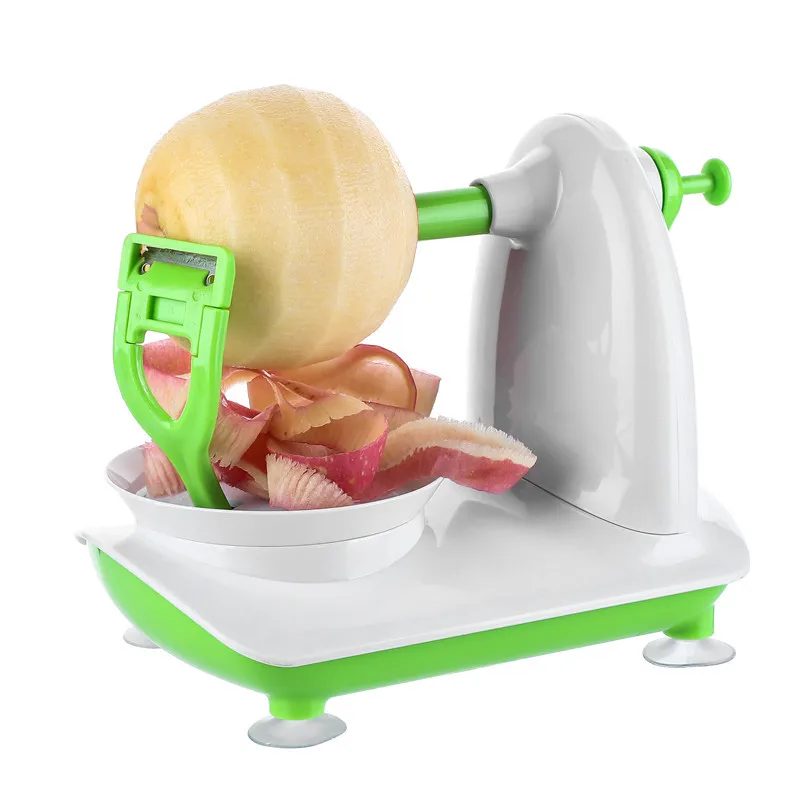 

CL492 Multi-functional Fruit Peeler Automatic Peeling Machine Rotary Apple Slicer Hand-cranked Peeler Scraper