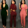 SP2216F Large-brand Fashion European and American Women's Loose Pants with Zipper Explosion