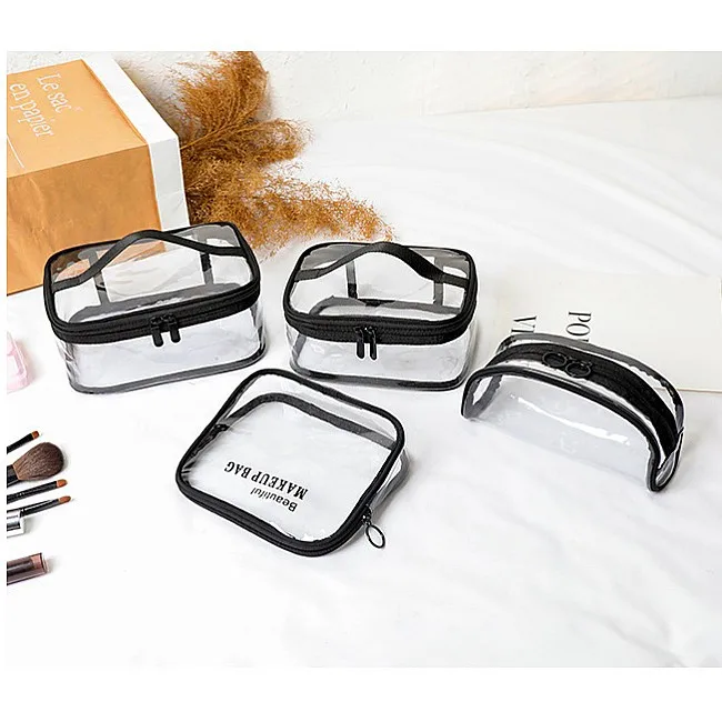 

LARGE CAPACITY & REASONABLE STRUCTURE organize your cosmetics and skin for daily use or travel bag, Black white browm coffee