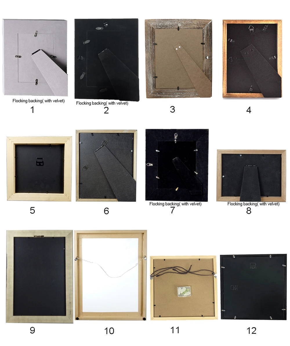 White Bulk 2.5x3.5 Square Photo Mini 3x3 5x5 8x8 Picture Frames Cheap