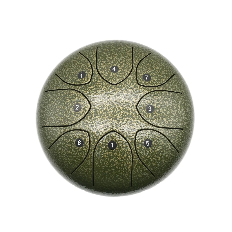 碳钢打击乐器空灵鼓乐器空钢8英寸8音符锅舌鼓套装