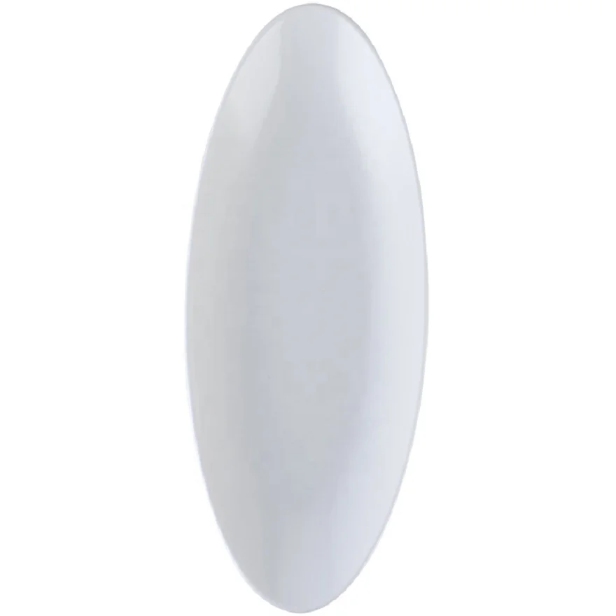 

Special-shaped ins ceramic tableware simple and creative oval plate sushi dish hotel fish dish dish wholesale, White