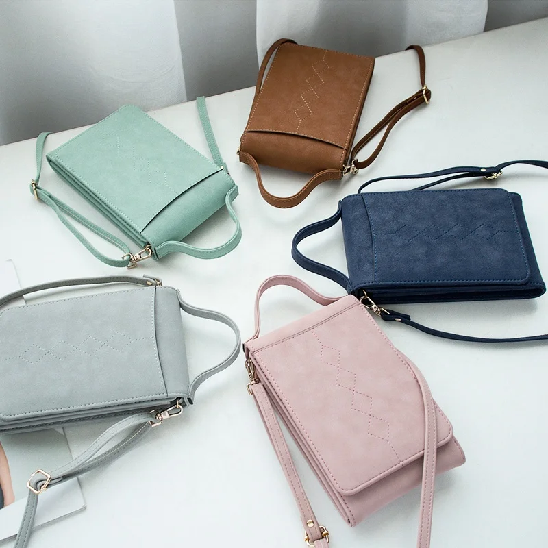 

MIYIN Wholesale Zero Wallet Multi-Card Mobile Pack Separator Shoulder Belt Ladies Single Shoulder Slant Bag