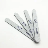 

100/180 Grit Doule Side Professional Disposable Custom Printed Straight Zebra Nail File