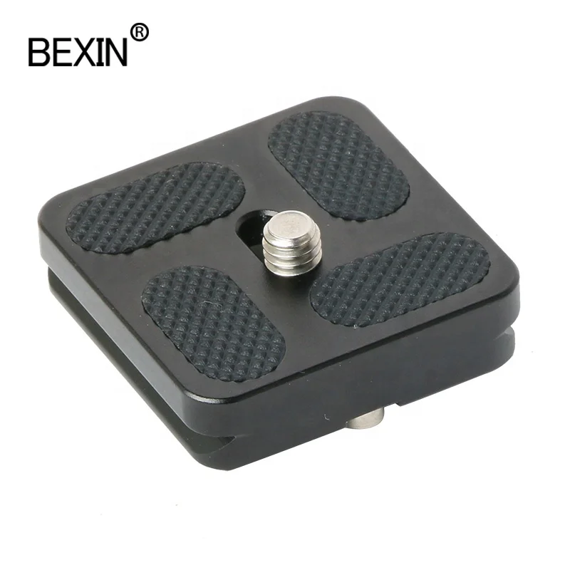 

BEXIN camera tripod ball head adapter plate arca swiss universal quick release plate for ball head dslr camera, Black