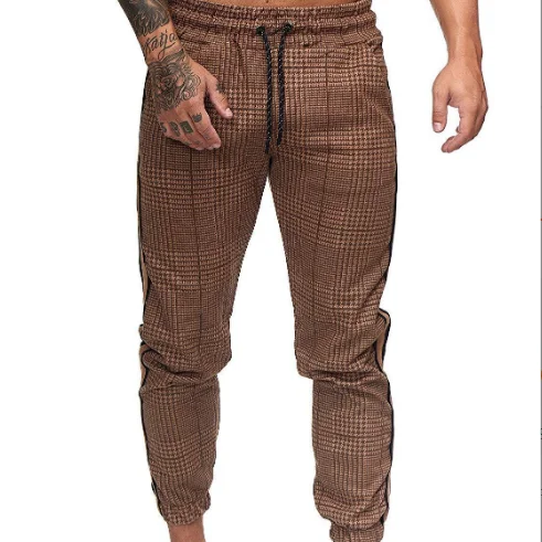 

Spring Summer Men's Pants Casual Elastic Waist Slim fit Long Trousers Fashion Male Sweatpants Cargos pantalones hombre