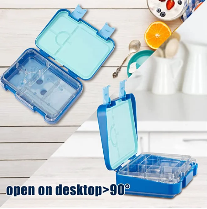 

Aohea plastic durable children bento box lunch with ice pack summer cooler bento box