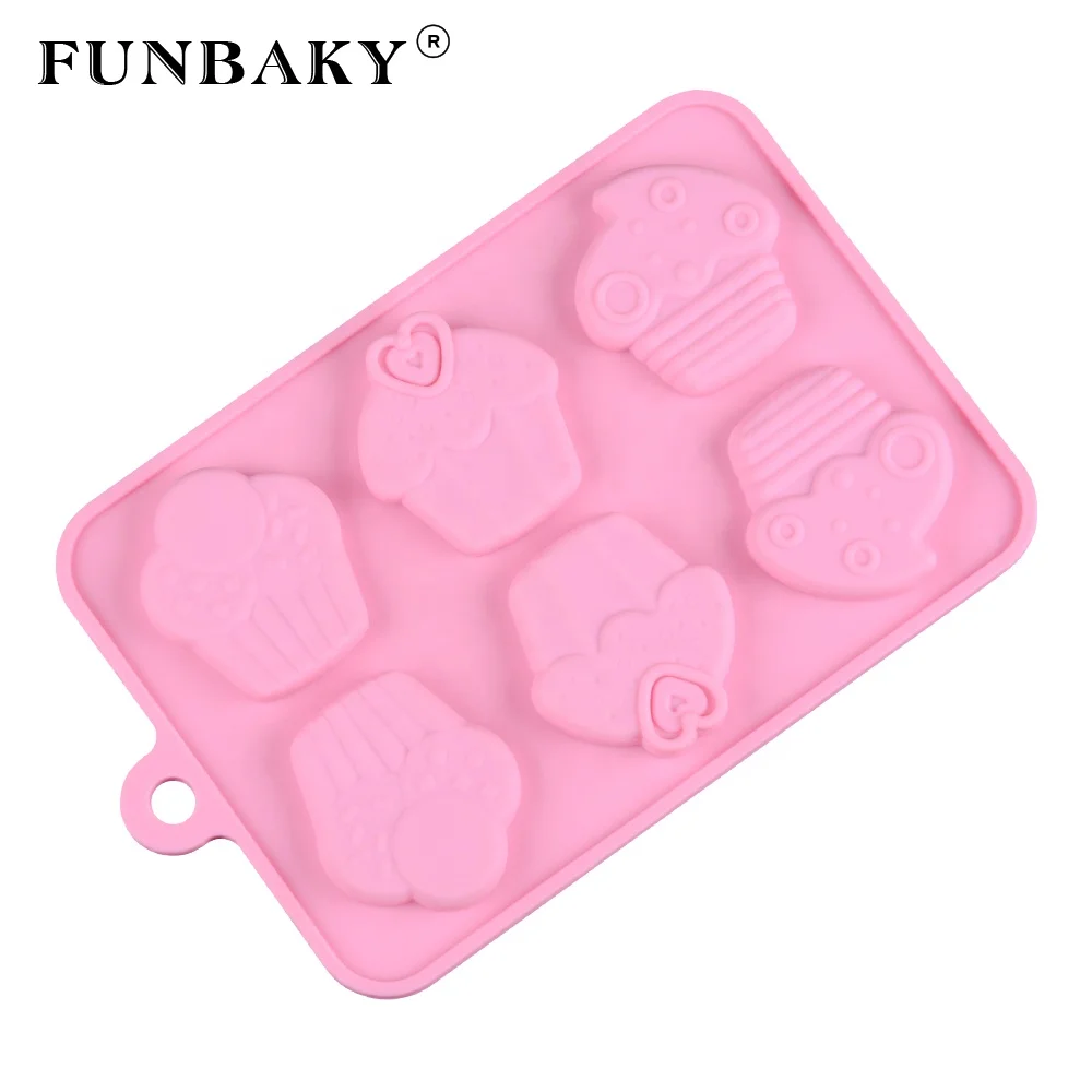 

FUNBAKY Candy silicone mold hard candy making tools 3 D dessert ice cream shape chocolate chips mold cake decorating tools, Customized color