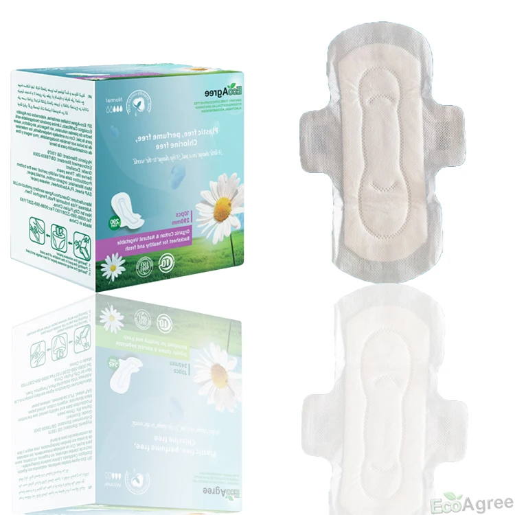 

Eco-Agree Sanitary Napkin, Hot Sale Factory Price Orangic Sanitary Pads