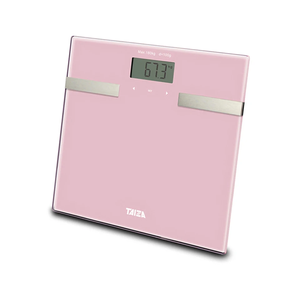 

High Accuracy 180Kg Portable Digital LCD Glass Household Bathroom Scale