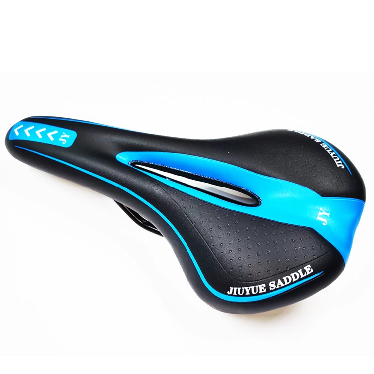 

Black Blue Customized Comfortable PVC PU Mountain bicycle saddle
