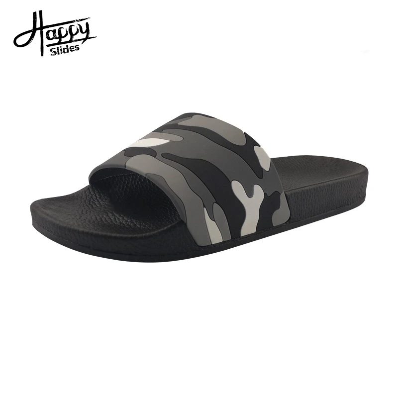 

Happyslides Sandalia Slide PVC Sandals Slippers,Men Fashion Slides Rubber Strap For Slippers