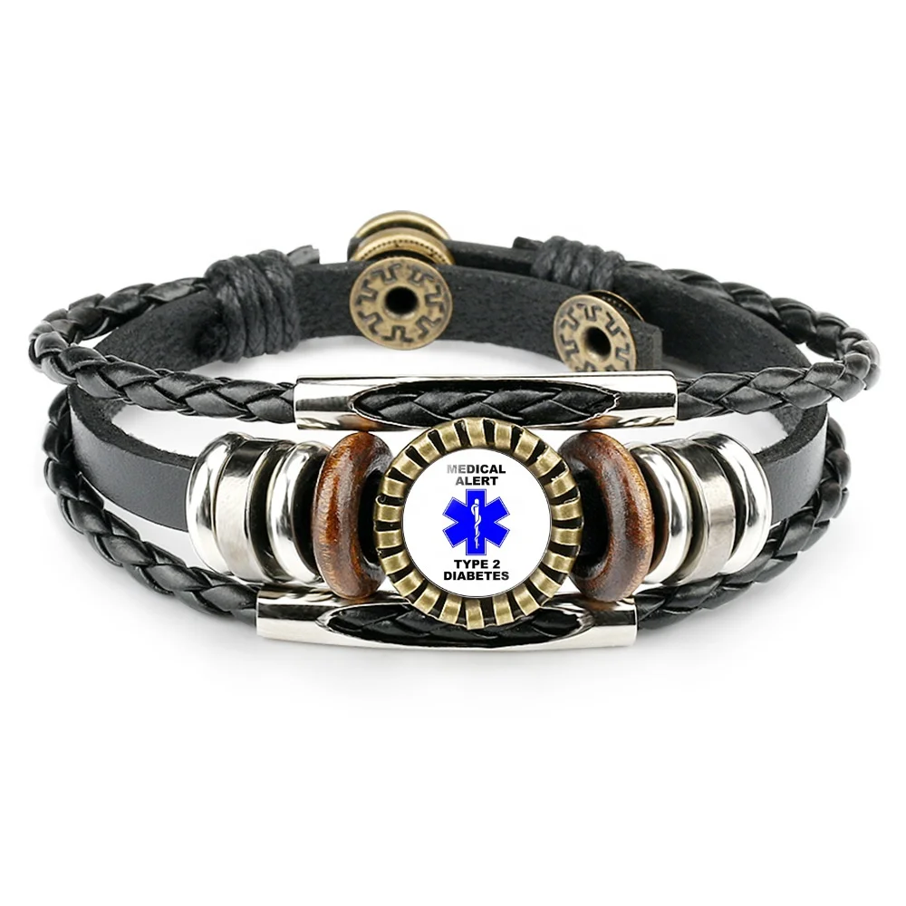 

Lailina free shipping New design cortical glass medical bracelet for nurse doctor gift, Picture