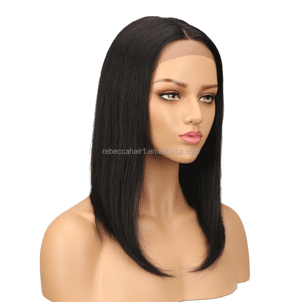 High Quality Front Lace Human Hair Wigs Long Straight Lace Frontal Wig