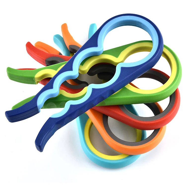 

2020 European style can and Plastic bottle opener hands free Jar soft drink topless corkscrew can opener