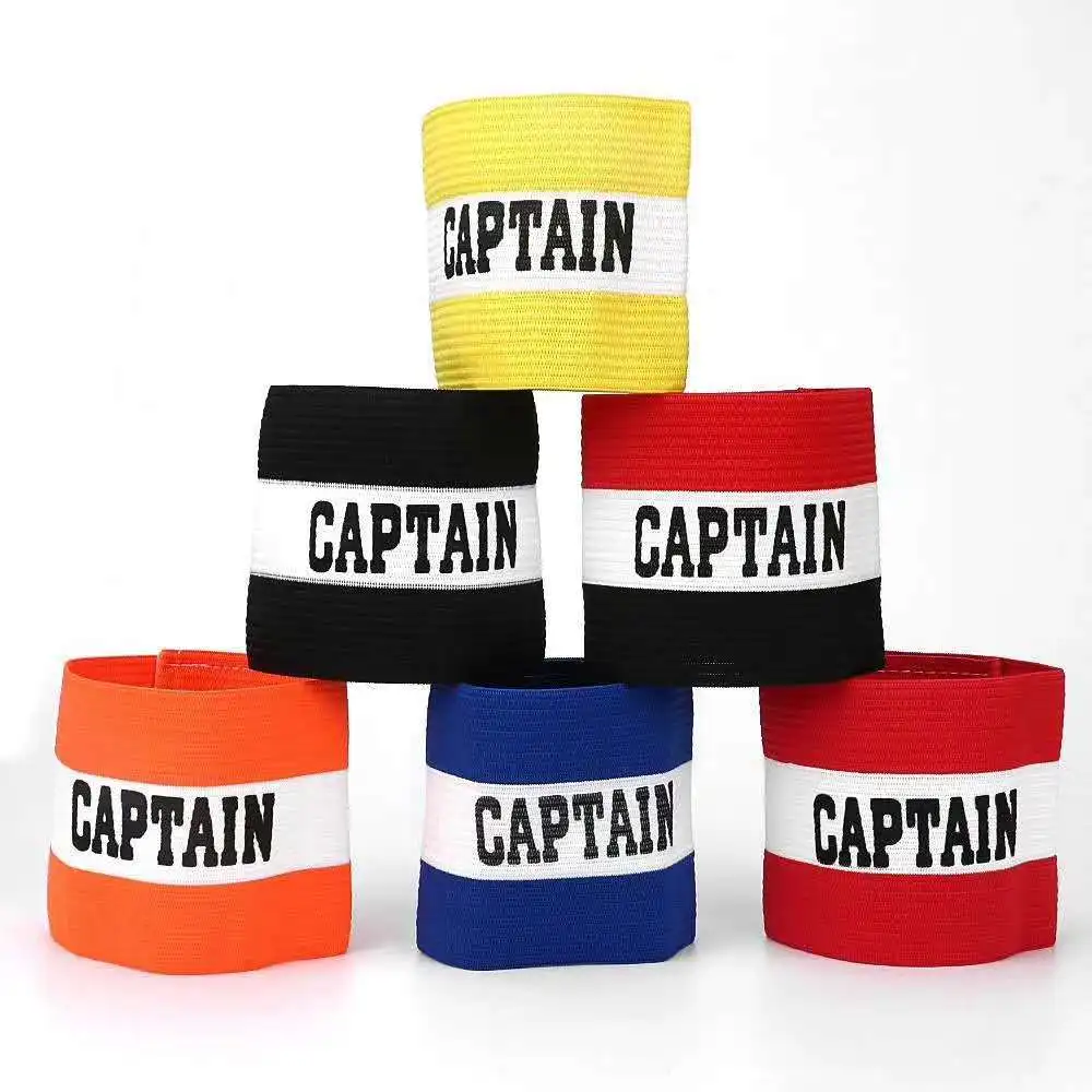 

Football Elastic Customized sport Hook Loop Soccer Captain Armbands, Optional