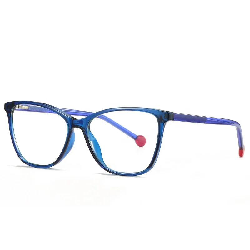 

2021 Blue Light Blocking Wholesale Glasses Frames Optical Women Men Reading Glasses TR90 Frames Stock, 4 colors