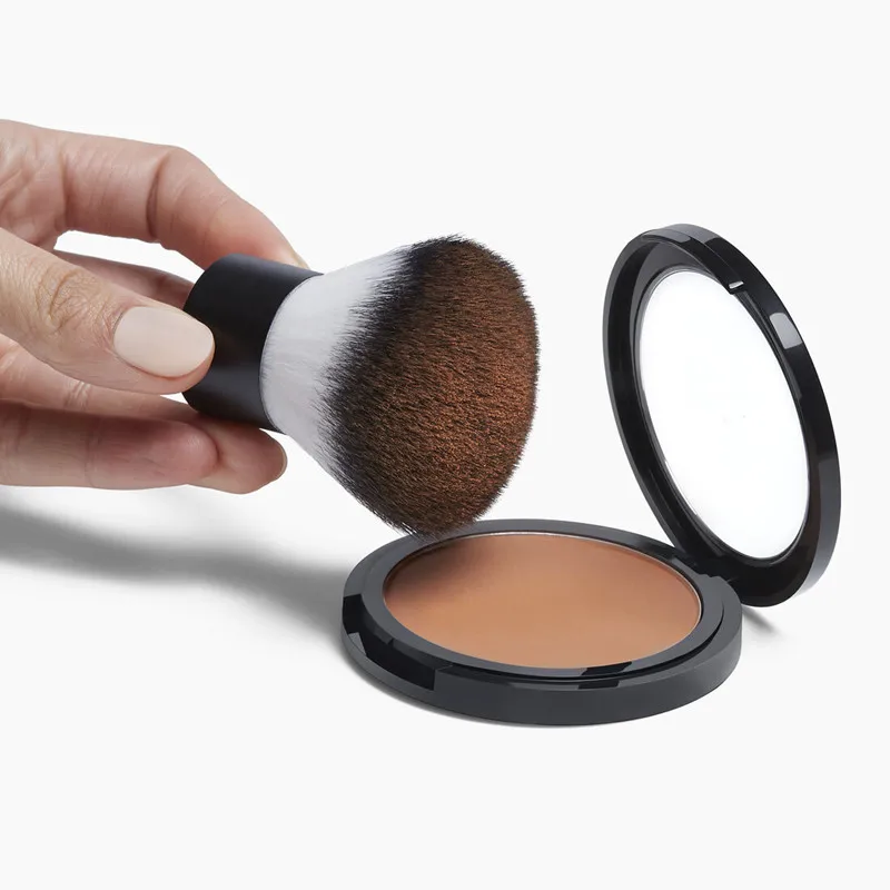 

GRACEDO Kabuki Travel Size Brush Face Brush for Application Foundation Round Cosmetic Blush, Black
