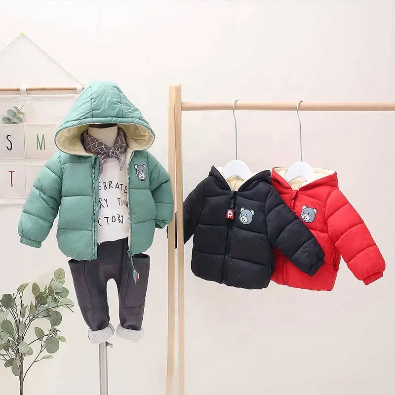 

Children's Jacket Baby Infant Leisure Kids Thick Winter Down Cotton Clothes Hooded Boys Long Jackets Toddler Kids Outerwear, Customized color
