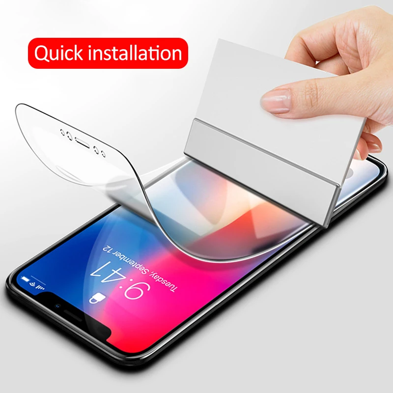 

3D Covered Soft PET&TPU Hydrogel Film Screen Protector for iPhone 11 pro max 12 pro xs xr xs max, High clear