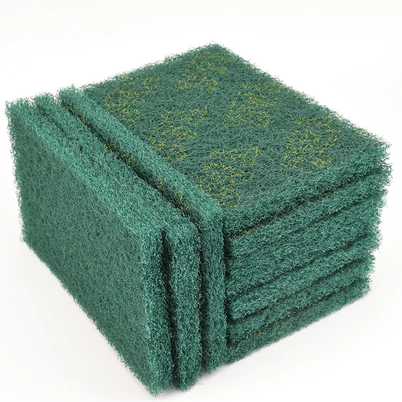 

Multicolor Kitchen Abrasive Washing Cleaning Sponge scouring pad Polyester or Nylon Sustainable Nonwoven Scouring Pad for metal, Yellow/green/red/blue/white