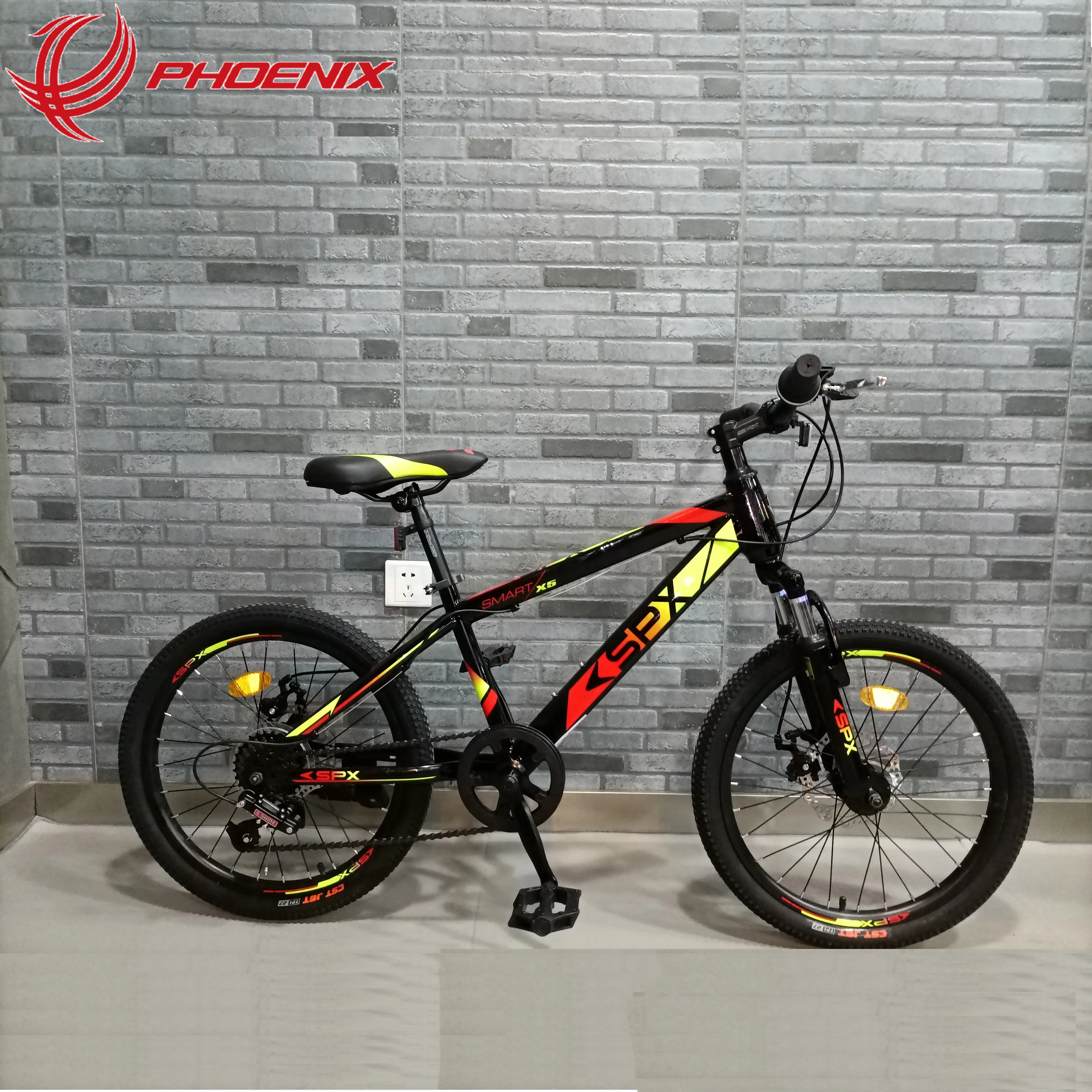 

PHOENIX Promotion kids bike 20 Inch 21 Speed STEEL Frame Cable Disc Brake Adult Mountain Bicycle