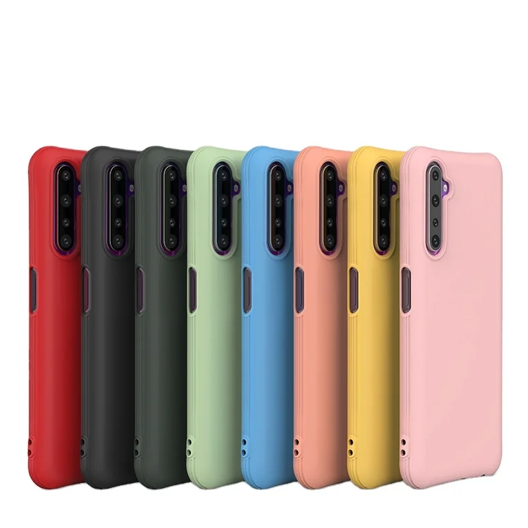 

For Realme 6 Pro Case TPU flexible soft Back Cover Phone Protective Shell Protection Non-Slip Scratchproof Protective case