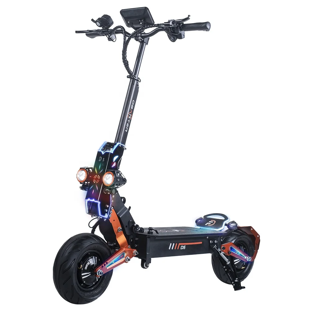 

5000w 12inch dual motor foldable electric scooter 80km/h adults e scooter EU US warehouse