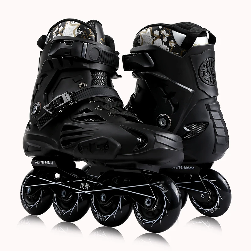 High quality 4 PU wheels inline skates freestyle roller skates for kids and adults Integrated Die-casting Aluminium Alloy Frame