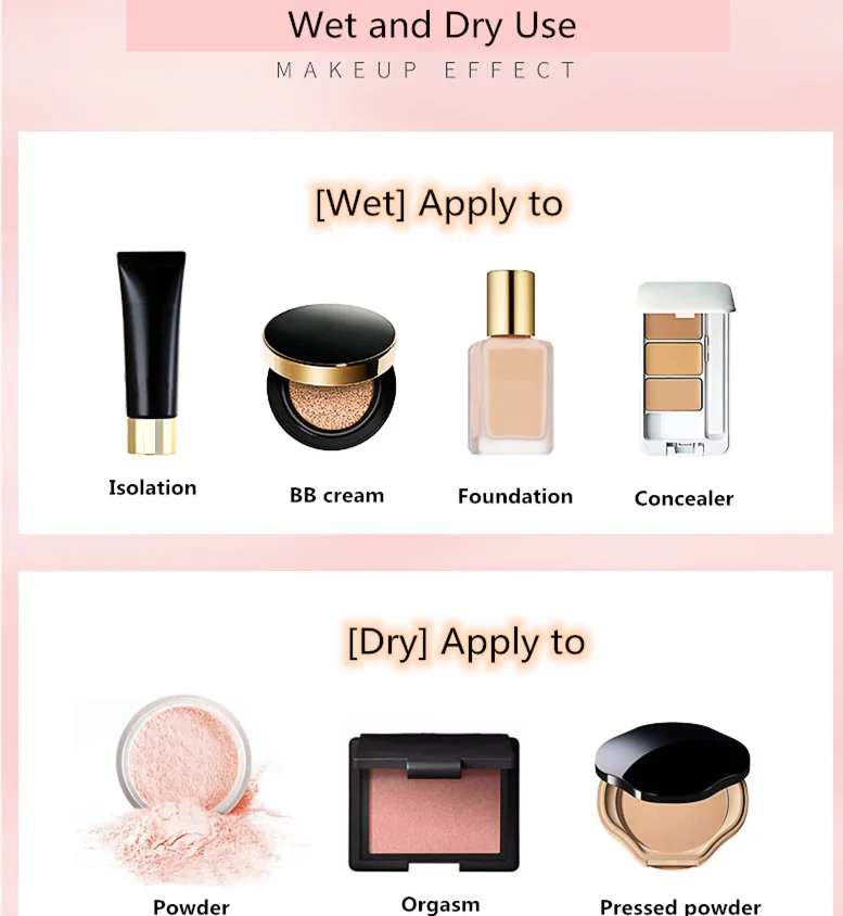 
oem customize hydrophilic polyurethane latex free beauty microfiber face sponge blender for makeup no wastage 