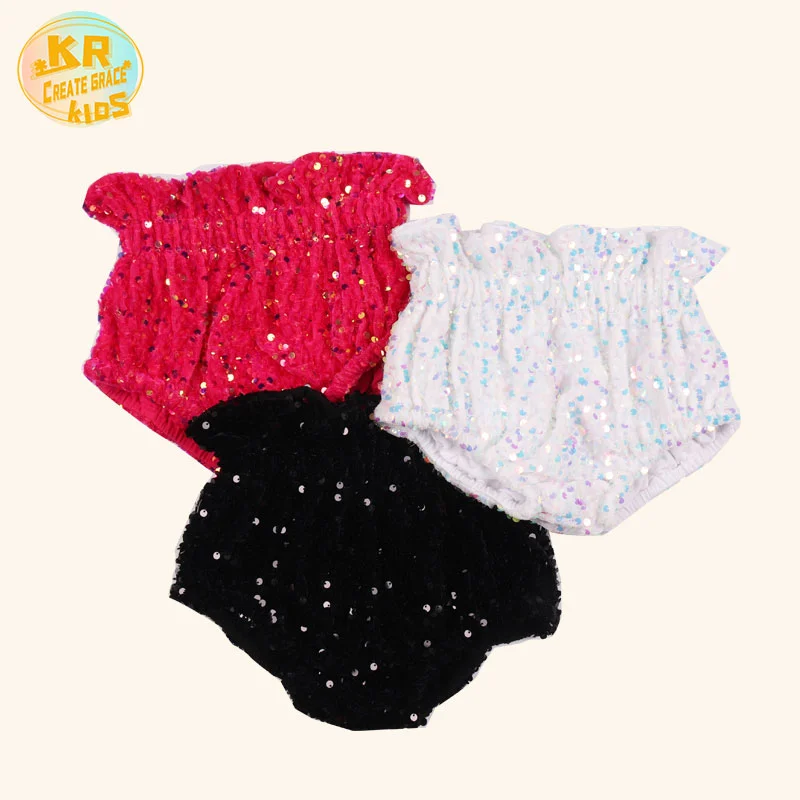 

Fashionable Toddler Girls Boutique Clothes Sequin Pants Kids Toddler Bummies Girls' Shorts, Custom color