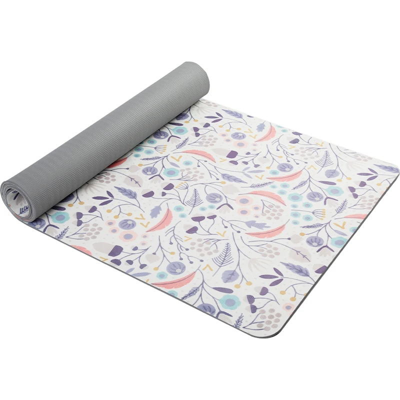 

High Quality Luxury Design Eco Friendly Organic Kid Fitness Yoga Mat Suede Material