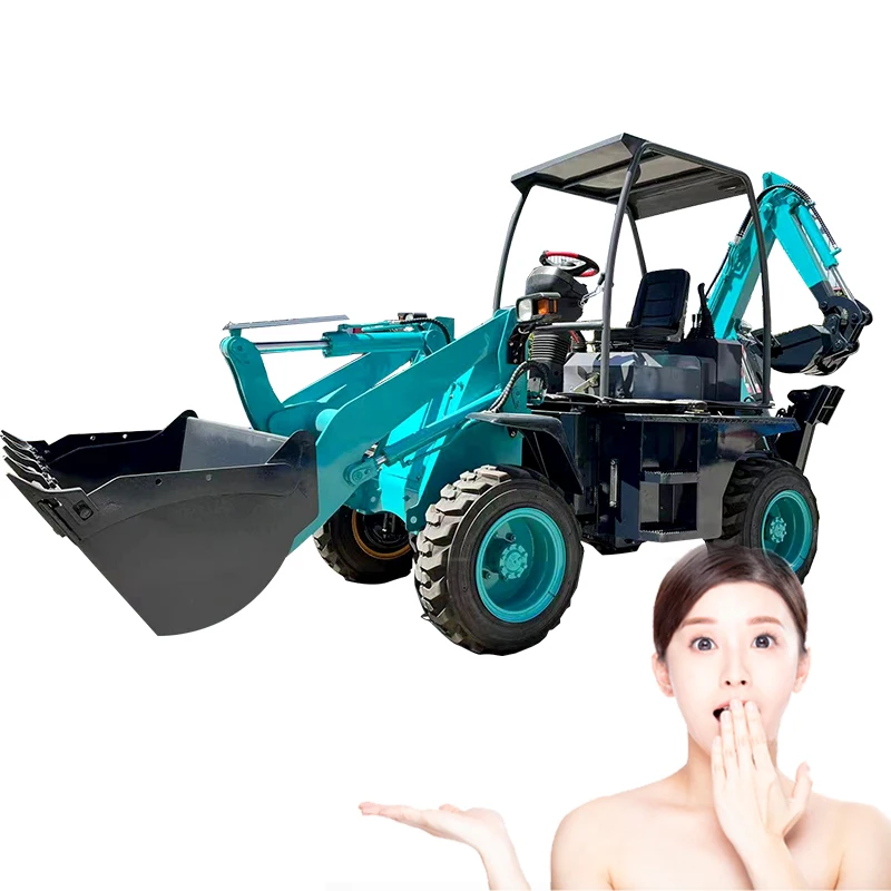 

New Style Kubota Engine Machine Hydraulic Tractor Loader 3 Tons Backhoe Loader Backhoe Loader For Sale