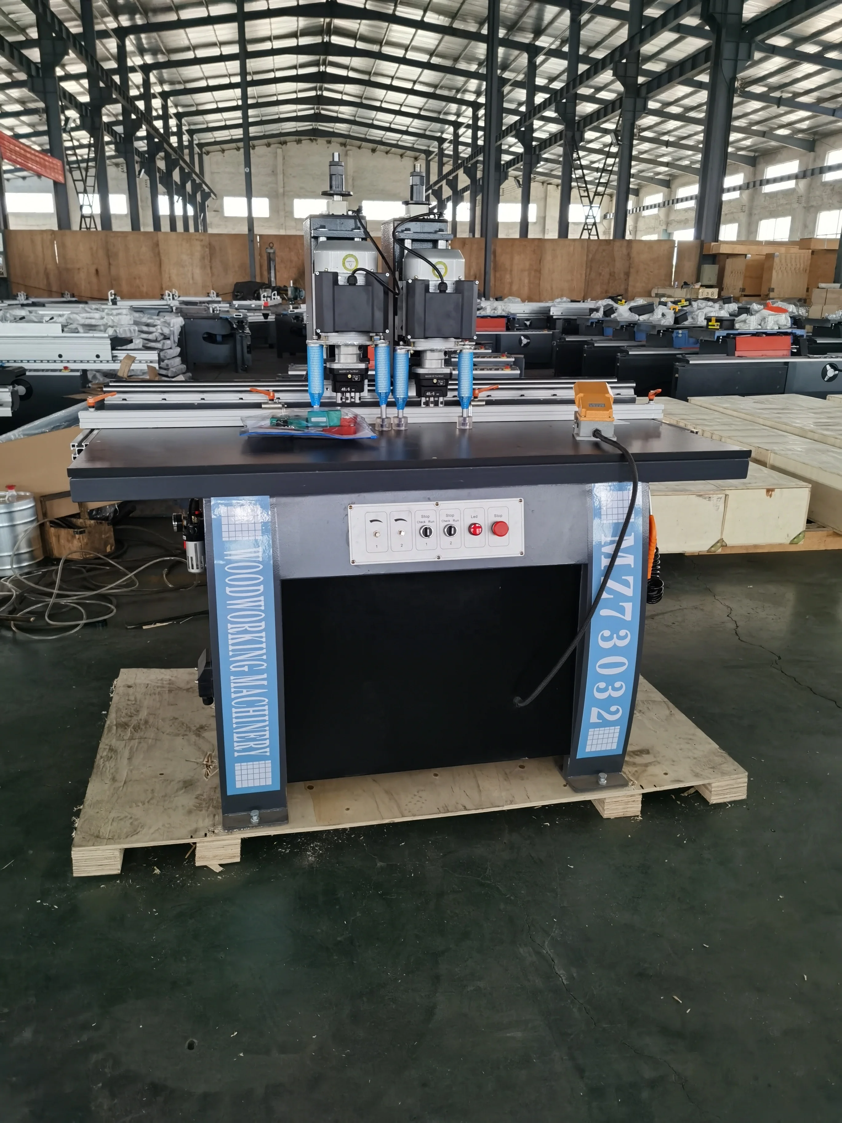 
Factory direct wholesale timber simple operation woodworking hinge drilling machine with CE Certificate 