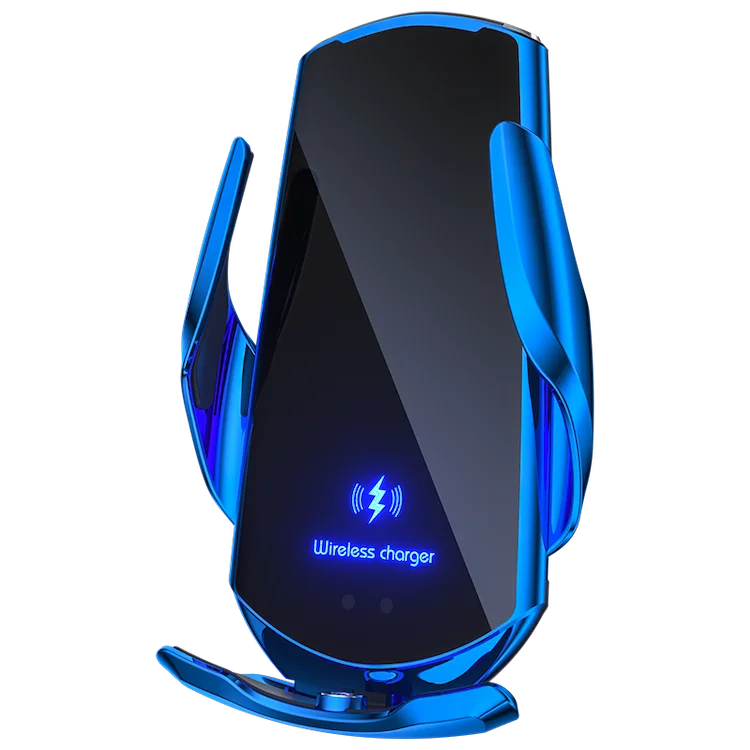 

Q3 smart sensor 15W automatic clamping magnetic mobile phone holder car wireless charger, Black/silver/gold/blue/red