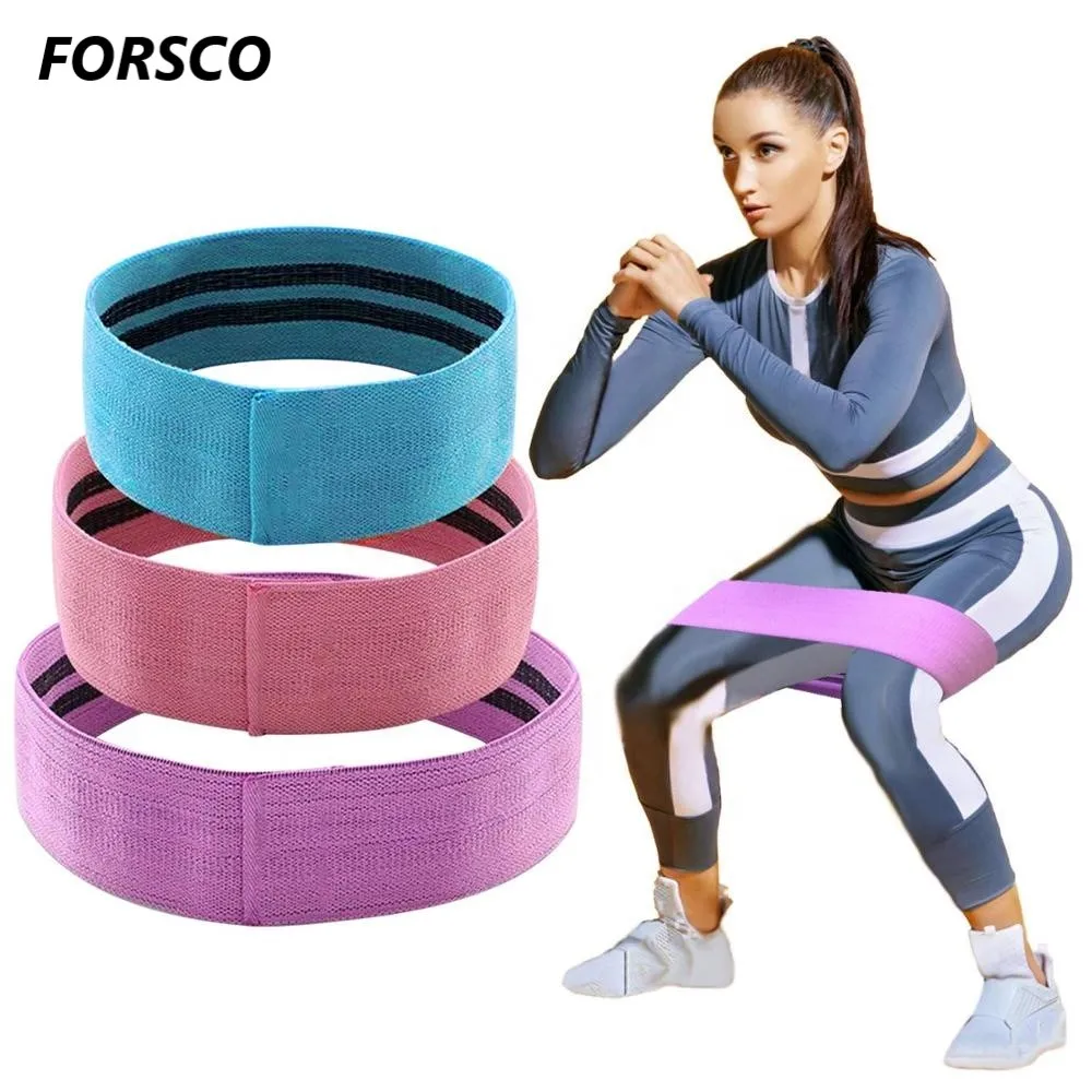 

Sports Fitness Bulk Wide Hip Circle Resistance Bands, Any customized color