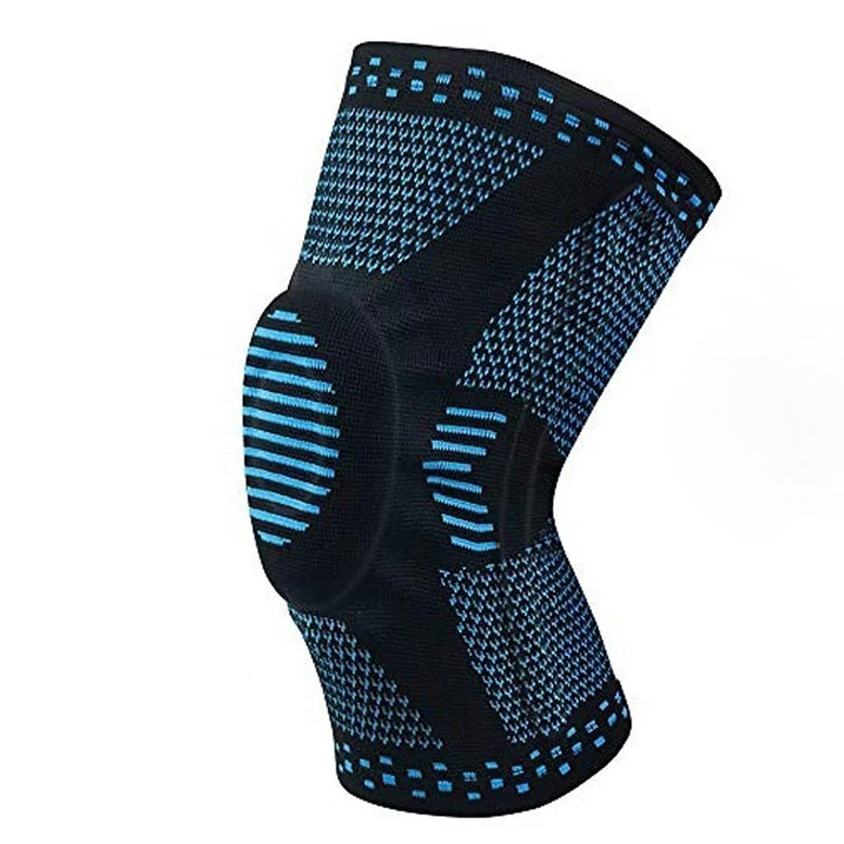 

Spot sports anti-collision knee support compression warm leggings knitted basketball running riding knee pads, Customized color